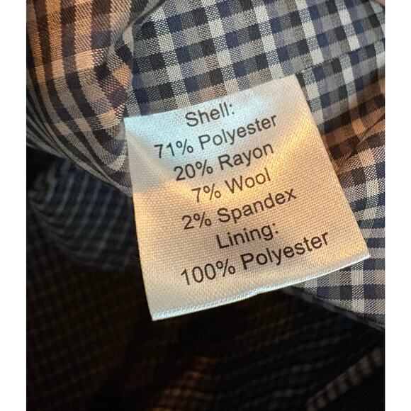 Joseph Abboud Vest Mens 3XL Denim Blue Wool Blend Classic Fit Country Wedding - Picture 4 of 4